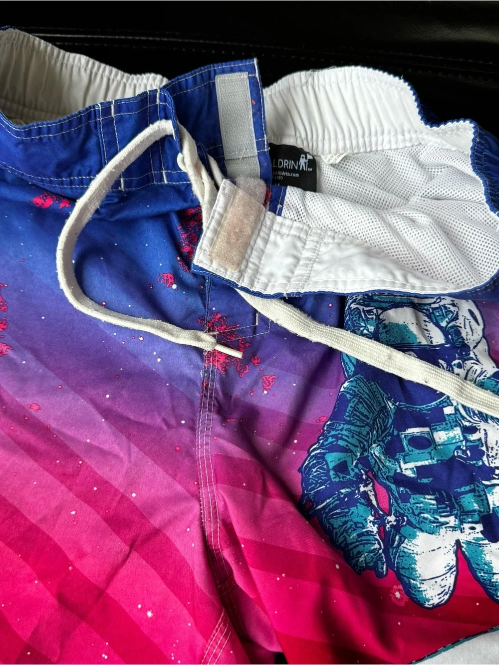 Buzzaldrin Gradient Blue-Pink Swim Shorts